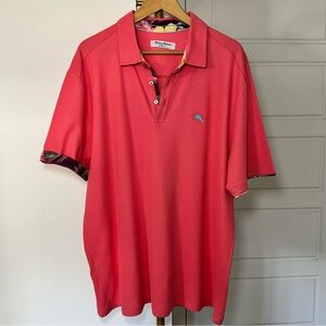 Men's Coral Island Zone Golf Polo Shirt Size XXL‎ Island Vibes Resortwear Preppy